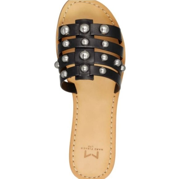 NEW MARC FISHER STUDDED SANDALS - Picture 9 of 9
